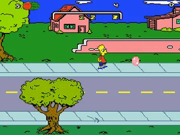 Simpsons, The - Bart's Nightmare (USA, Europe) screen shot game playing